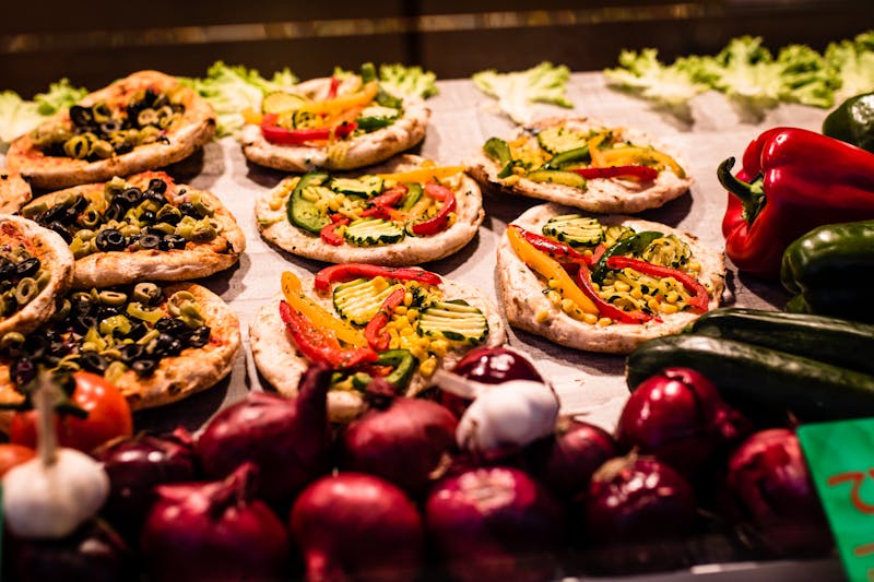 BBQ chicken pizza with smoky sauce and red onion